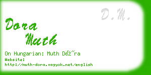 dora muth business card